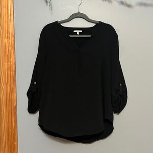 Maurices Classic Black V-Neck Blouse